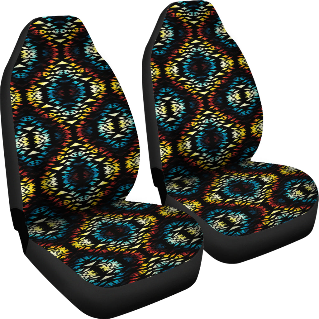 Tribal Pattern Print Design LKS309 Car Seat Covers
