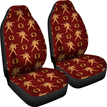 Ancient Greek Print Design LKS307 Car Seat Covers