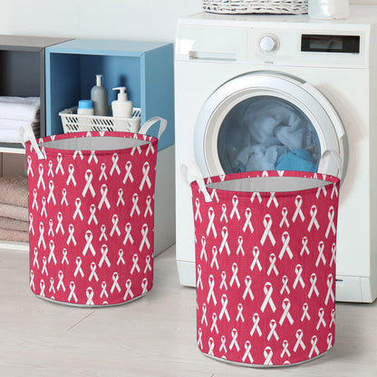 Breast Cancer Awareness Symbol Laundry Basket
