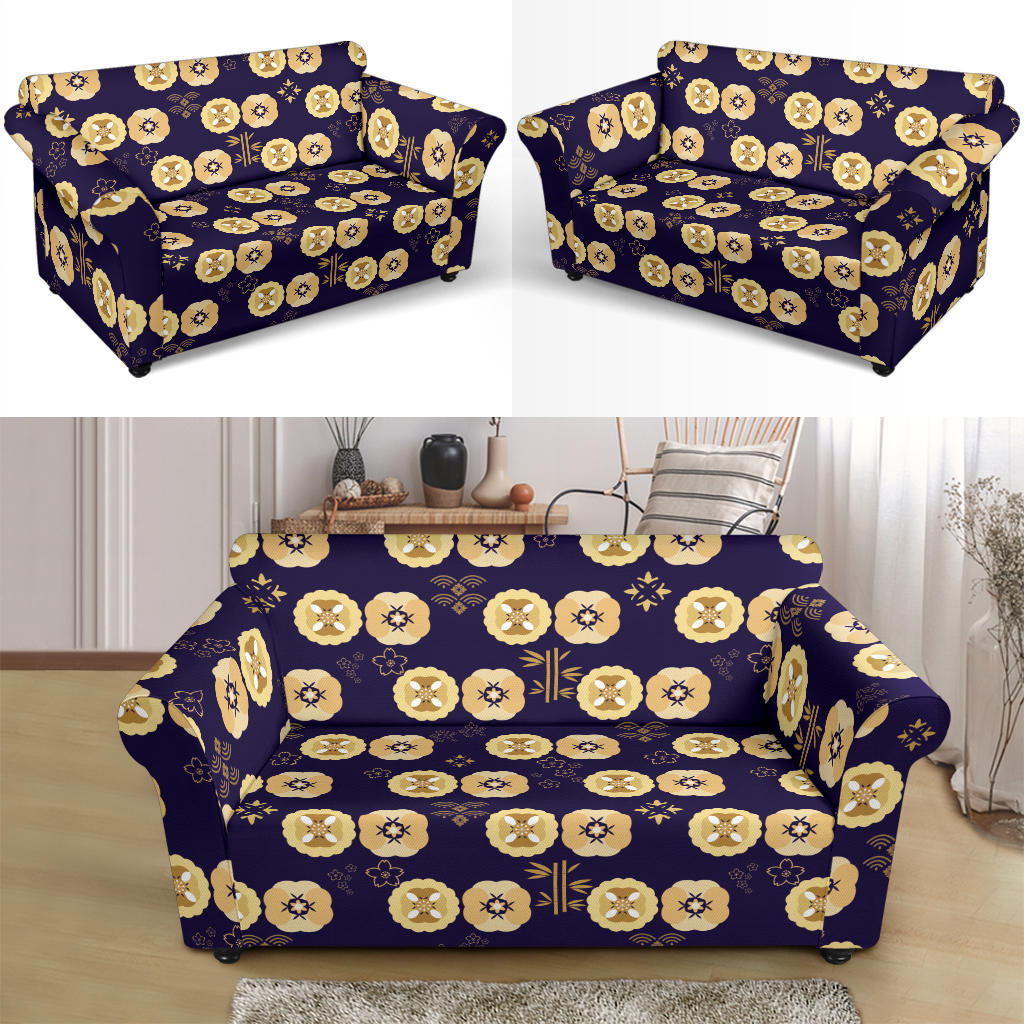 Sakura Print Design LKS303 Loveseat Couch Slipcover