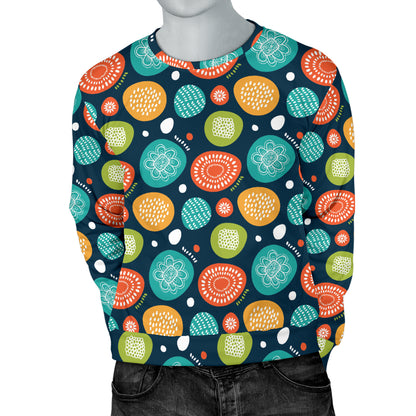 Swedish Themed Design Men Long Sleeve Sweatshirt