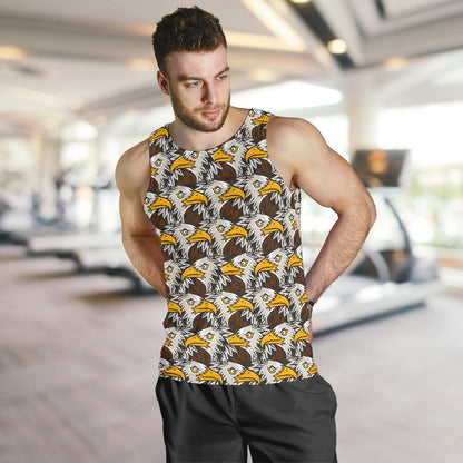 Eagles Head Pattern Men Tank Top