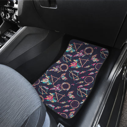 Boho Dream Catcher Colorful Car Floor Mats Front Back