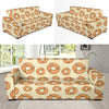 Bagel Pattern Print Design 03 Sofa Slipcover