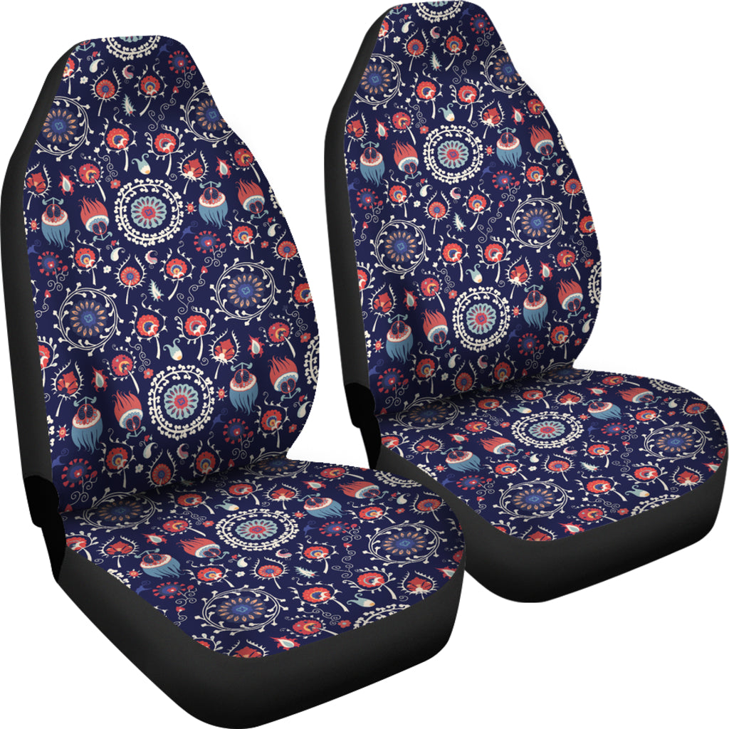 Suzani Print Design LKS305 Car Seat Covers