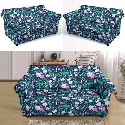 Sweet Pea Print Design LKS303 Loveseat Couch Slipcover