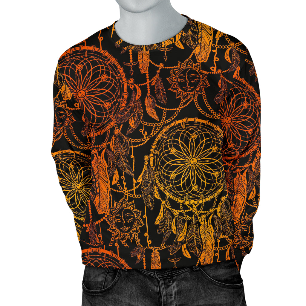 Dream catcher Sun and Moon Men Long Sleeve Sweatshirt