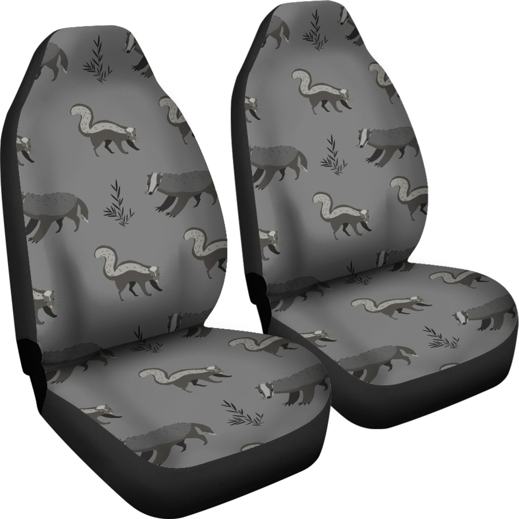 Skunk Print Design LKS301 Car Seat Covers