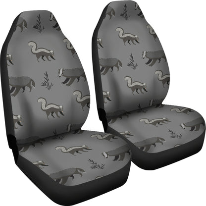 Skunk Print Design LKS301 Car Seat Covers