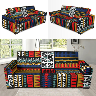 Kente Pattern Print Design 02 Sofa Slipcover