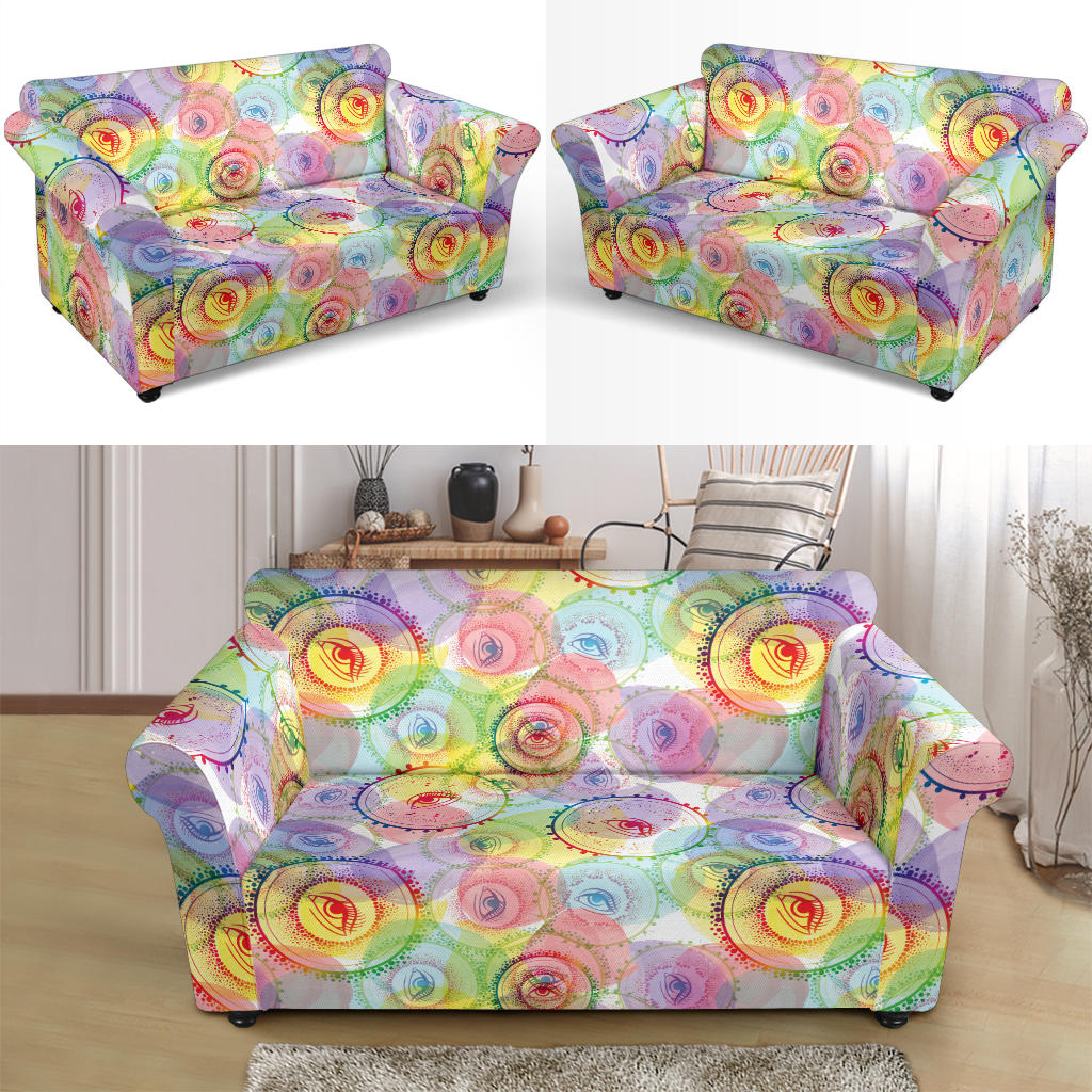 Third Eye Print Design LKS303 Loveseat Couch Slipcover