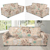 Owl Pattern Print Design A02 Sofa Slipcover