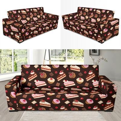 Cake Pattern Print Design 04 Sofa Slipcover