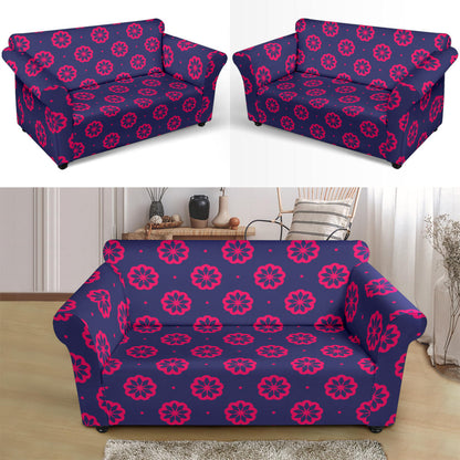 Water Lily Print Design LKS301 Loveseat Couch Slipcover