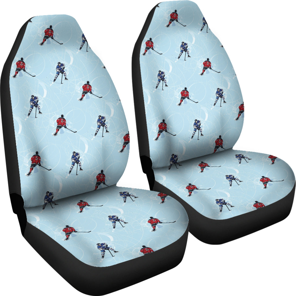 Hockey Player Print Design LKS302 Car Seat Covers