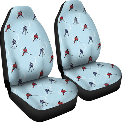 Hockey Player Print Design LKS302 Car Seat Covers