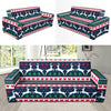 Reindeer Pattern Print Design 03 Sofa Slipcover