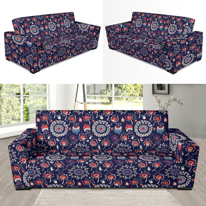 Suzani Print Design LKS305 Sofa Slipcover