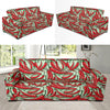 Chilli Pepper Pattern Print Design 04 Sofa Slipcover