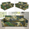 Military Camouflage Pattern Print Design 01 Sofa Slipcover