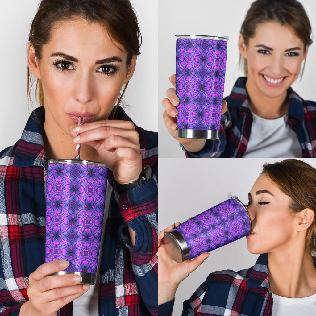 kaleidoscope Pattern Print Design Tumbler
