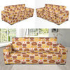 Cookie Pattern Print Design 02 Sofa Slipcover