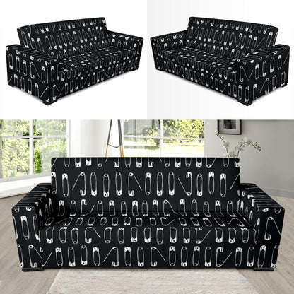 Safety Pin Print Design LKS302 Sofa Slipcover
