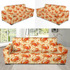 Crab Pattern Print Design 01 Sofa Slipcover