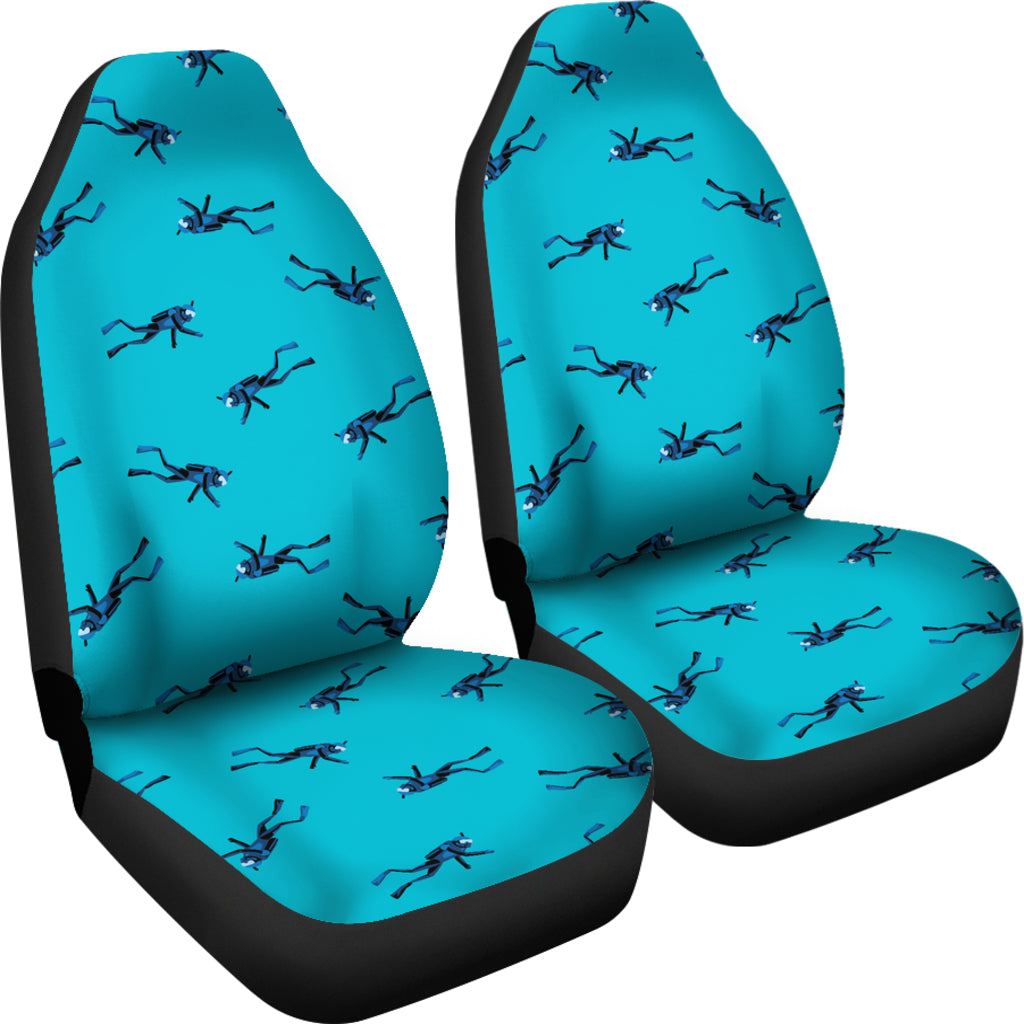 Scuba Driver Print Design LKS304 Car Seat Covers