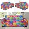 Puzzle Pattern Print Design A05 Sofa Slipcover