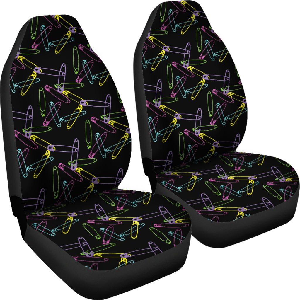 Safety Pin Print Design LKS304 Car Seat Covers