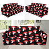 Mushroom Pattern Print Design A02 Sofa Slipcover