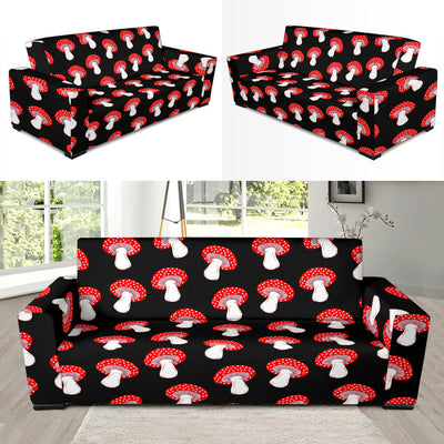 Mushroom Pattern Print Design A02 Sofa Slipcover