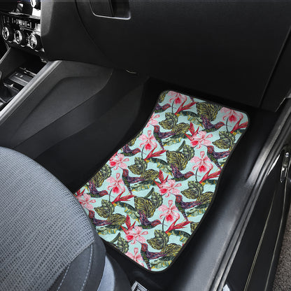 Hummingbird Cute Themed Print Car Floor Mats Front Back