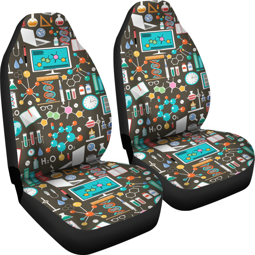 Science Print Design LKS303 Car Seat Covers