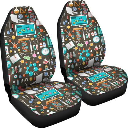 Science Print Design LKS303 Car Seat Covers