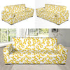 Childhood cancer Pattern Print Design 02 Sofa Slipcover