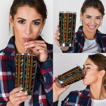 Eye of Horus Egypt Style Pattern Tumbler