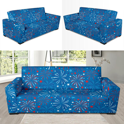 Firework Celebration Print Design LKS304 Sofa Slipcover