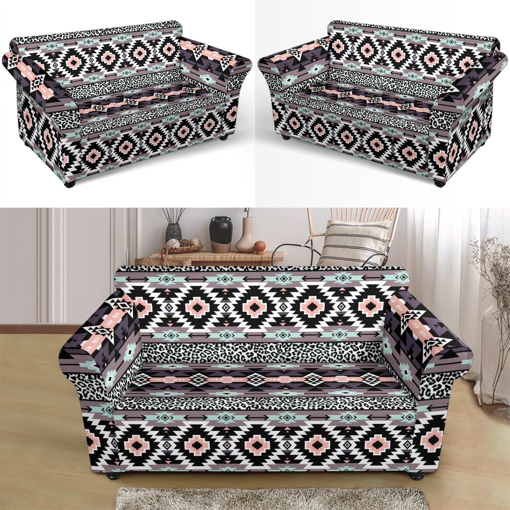 Safari Pattern Print Design LKS302 Loveseat Couch Slipcover