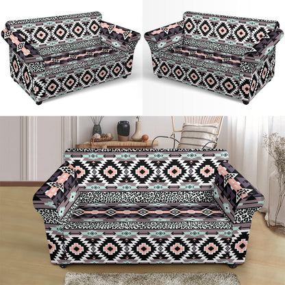 Safari Pattern Print Design LKS302 Loveseat Couch Slipcover