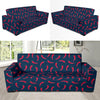 Chilli Pepper Pattern Print Design 03 Sofa Slipcover