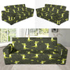 Alligator Pattern Print Design 05 Sofa Slipcover