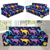 Kangaroos Pattern Print Design 02 Sofa Slipcover