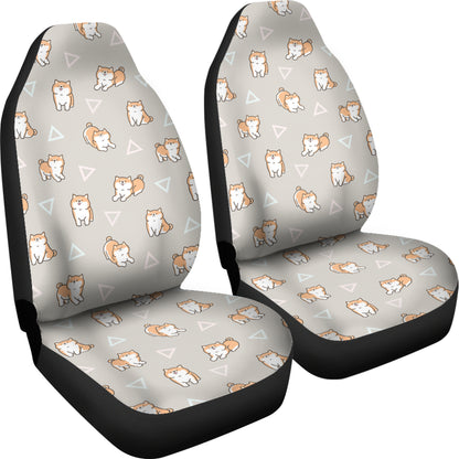 Shiba Inu Print Design LKS307 Car Seat Covers