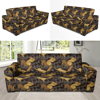Squirrel Print Design LKS309 Sofa Slipcover