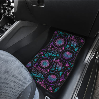 Dream catcher boho mandala Car Floor Mats Front Back