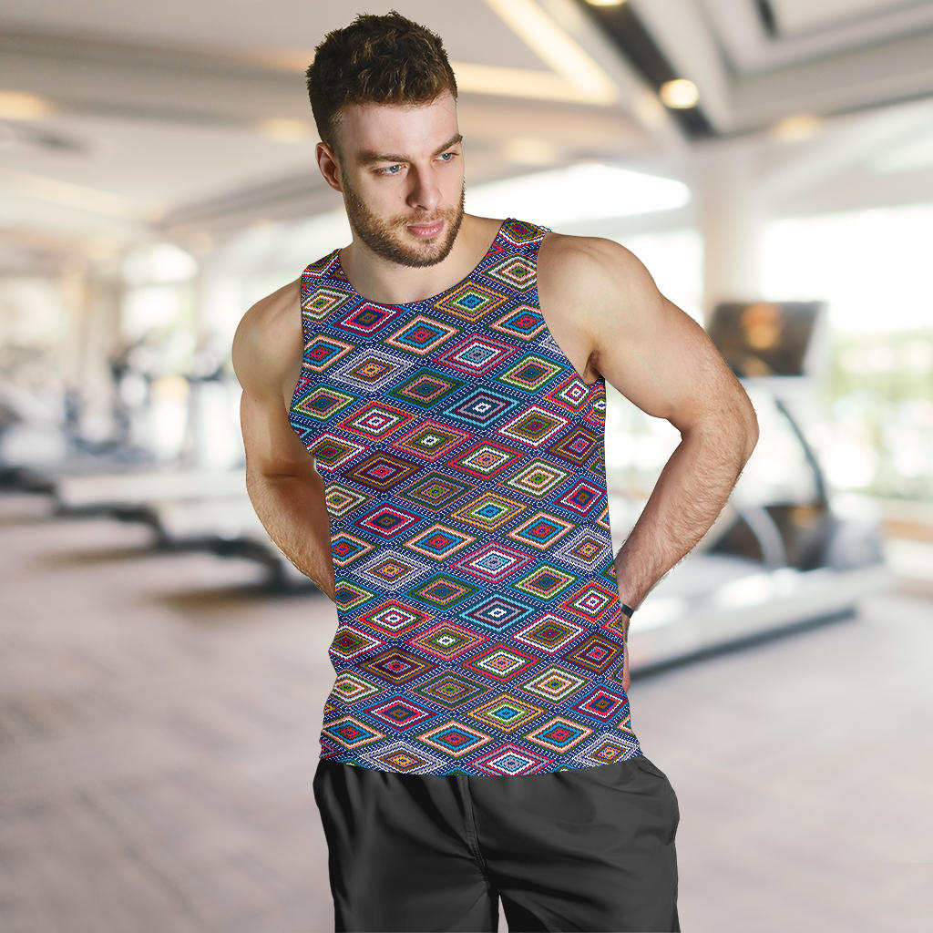 Southwestern Design Men Tank Top