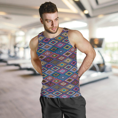Southwestern Design Men Tank Top