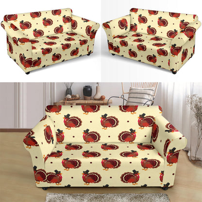 Thanksgiving Print Design LKS3010 Loveseat Couch Slipcover